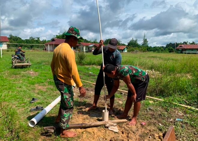 Sumur Bor TMMD 129 Jadi Bukti Nyata Kemanunggalan TNI dengan Rakyat