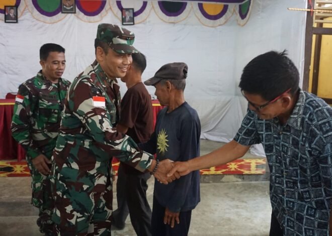 Warga Ulak Pauk Dapat Tali Asih, Bentuk Apresiasi Danrem 121/Abw atas Dukungan TMMD