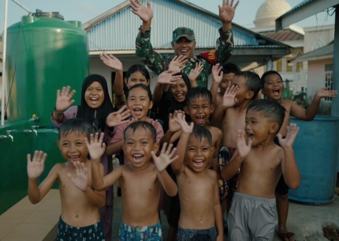 Senyum Bahagia Anak-Anak Umbele, Kini Bisa Mandi dengan Lebih Nyaman