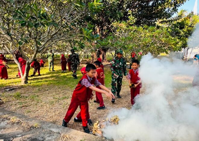 Hormati Jasa Pahlawan, Satgas TMMD Ke-129 Kodim 1404/Pinrang Bersihkan TMP Palia