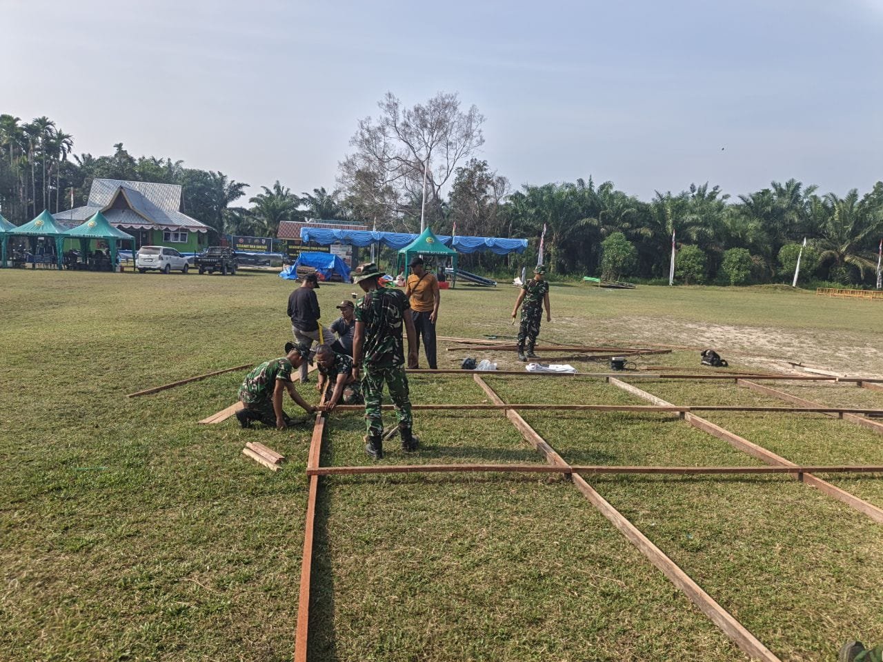 Hari Bahagia atas Penutupan TMMD ke-129 di Pangkalan Terap
