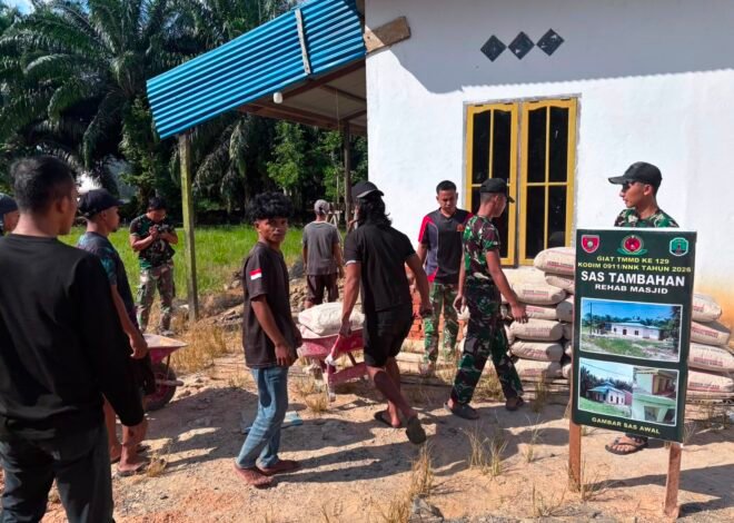 Rehab Masjid TMMD Ke-129 Dikebut, Optimistis Rampung Pekan Depan