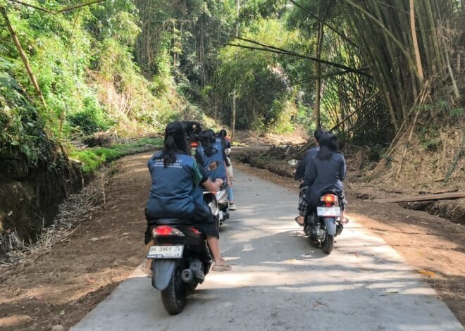 Sinergi TNI, Warga dan Mahasiswa KKN, Jalan TMMD Sekardadi Diuji Coba