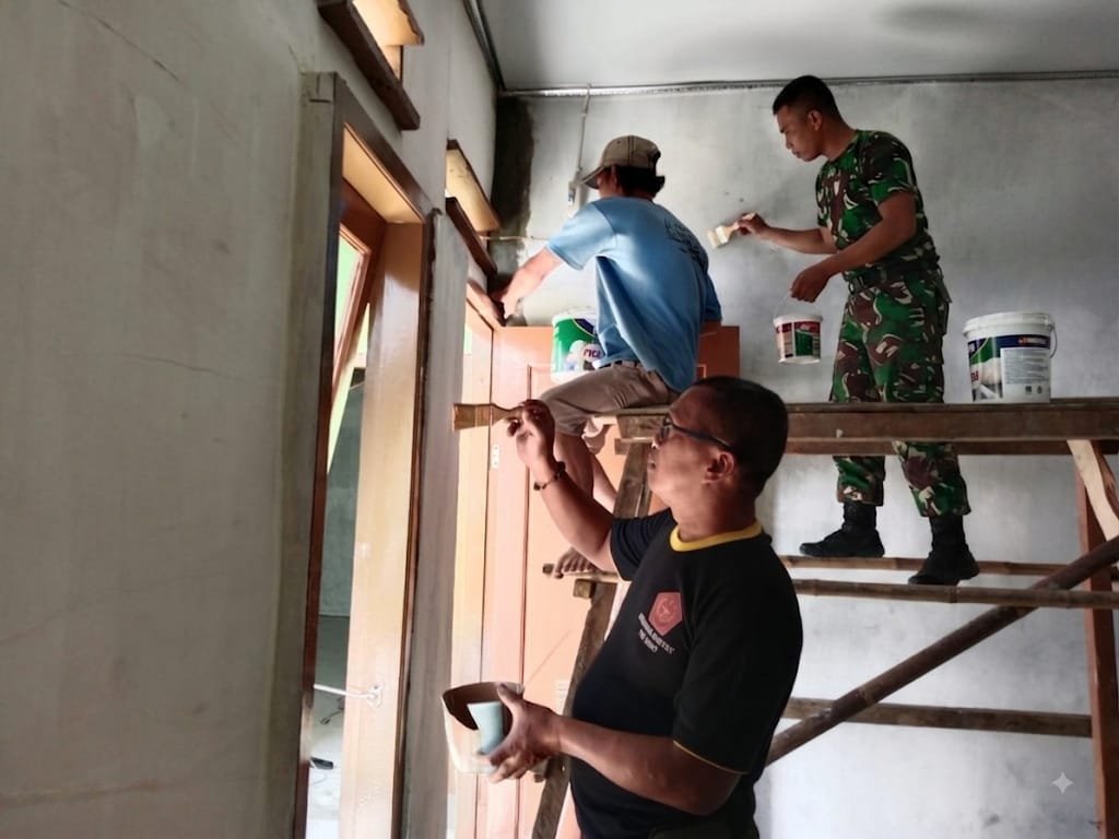 Hampir Rampung, RTLH Ibu Nur Hayati Kini Berubah Menjadi Hunian yang Lebih Nyaman
