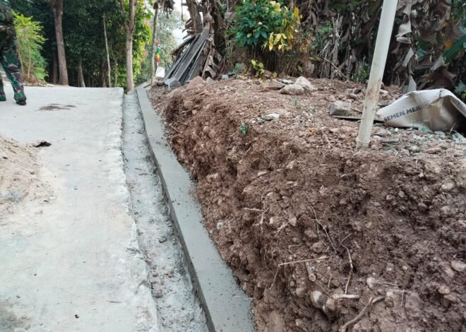 Pengecoran Jalan Nangka Terus Dikebut, Satgas TMMD Percepat Peningkatan Akses Warga