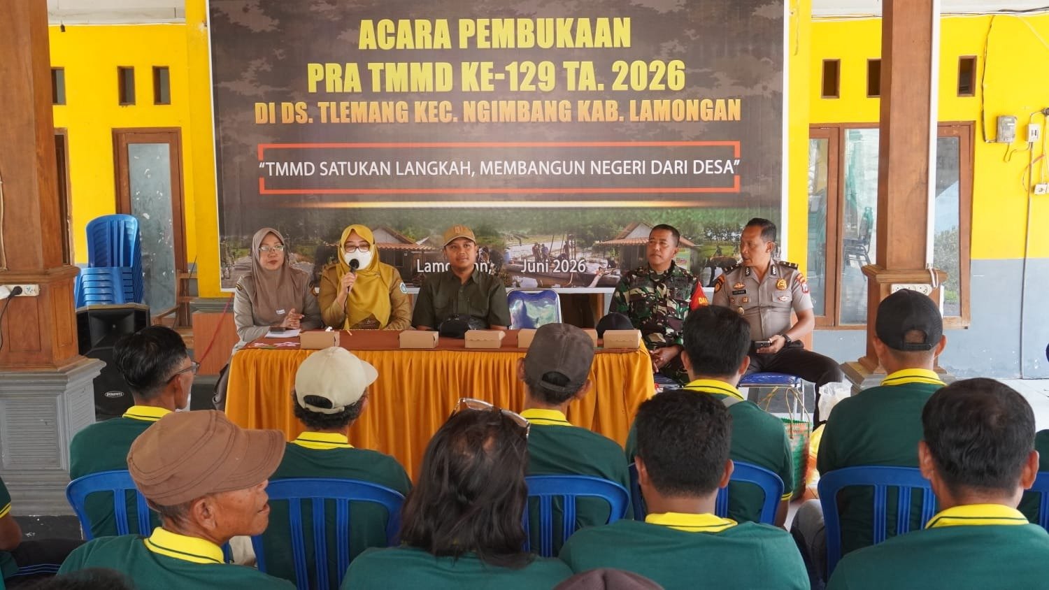 Dorong Ketahanan Pangan Perdesaan, Danki Satgas TMMD 129 Hadiri Penyuluhan Pertanian Bagi Kelompok Tani Desa Tlemang