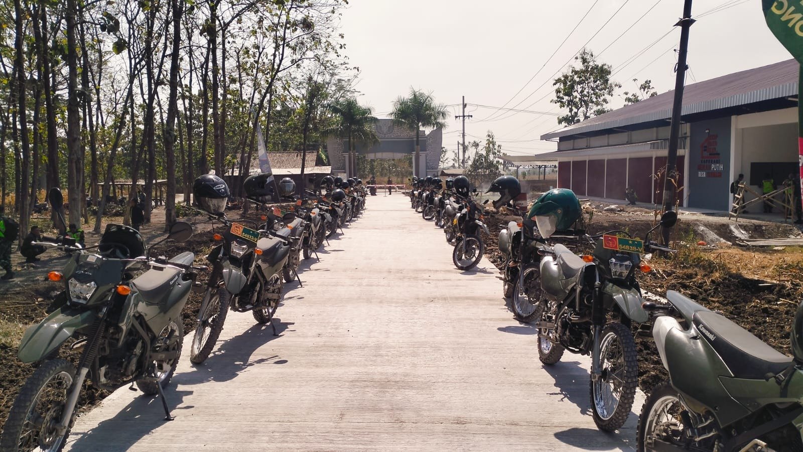 Siap Antar Pejabat Utama Tinjau Hasil Pembangunan, Motor Dinas TNI AD Disiapkan dalam Gladi Rangkaian Penutupan TMMD 129