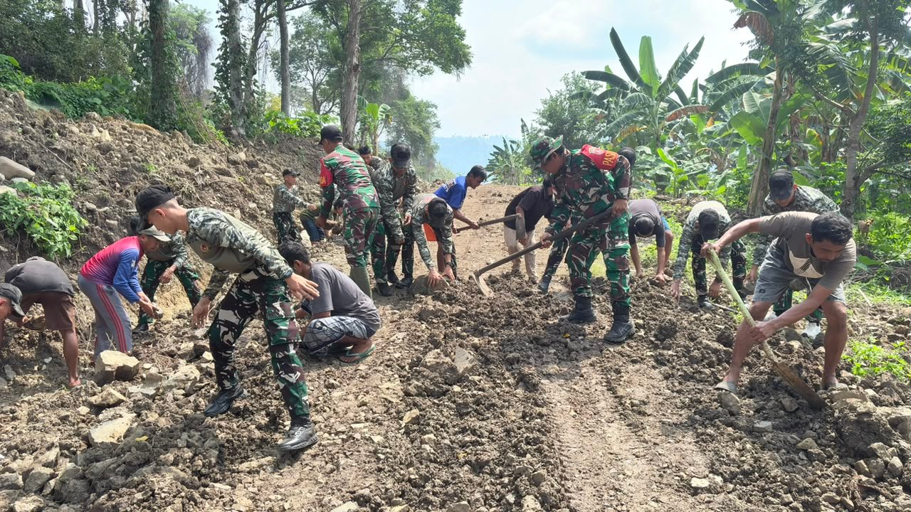 H-1 Penutupan TMMD ke-129, Liang Bunyu Bersiap Melepas Prajurit dengan Sejuta Kenangan