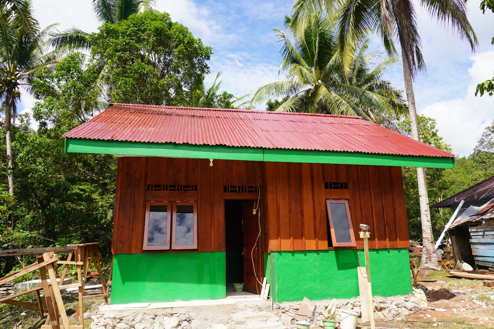 Satgas TMMD Ke-129 Laksanakan Pembangunan Rumah Tipe 36