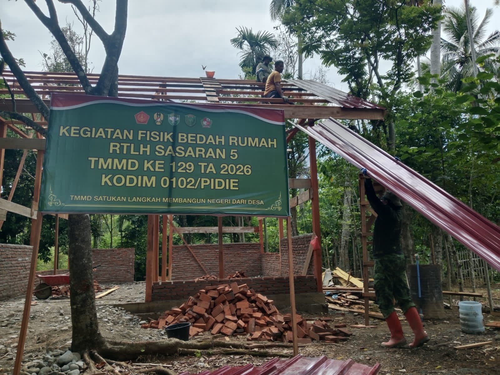 Harapan Baru Ibu Rabumah, Rumah Layak Huni Segera Terwujud Lewat TMMD