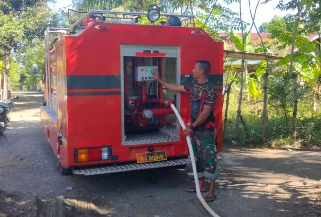 Air Bersih Jadi Bukti Kepedulian Satgas TMMD kepada Warga Lhok Panah