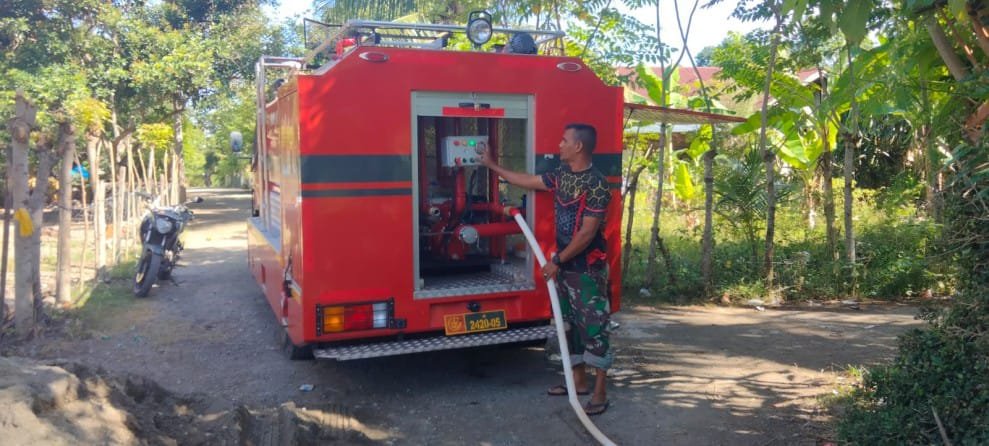 Air Bersih Jadi Bukti Kepedulian Satgas TMMD kepada Warga Lhok Panah