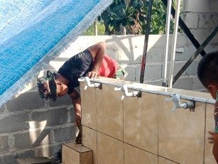 Dari Gotong Royong Menjadi Fasilitas Air Bersih, Sumur Bor Janang Selesai