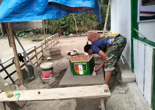 Prasasti RTLH Jadi Penanda Karya TMMD ke-129 Kodim 1407/Bone di Desa Pattuku