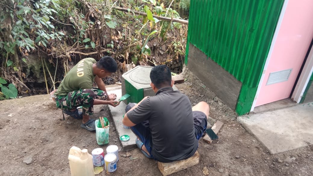 Prasasti Jambanisasi Jadi Penanda Karya TMMD ke-129 di Desa Langi