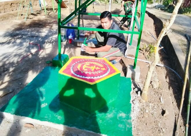 Sumur Bor TMMD Dilengkapi Prasasti, Jadi Penanda Sasaran Fisik di Dusun Pattukku