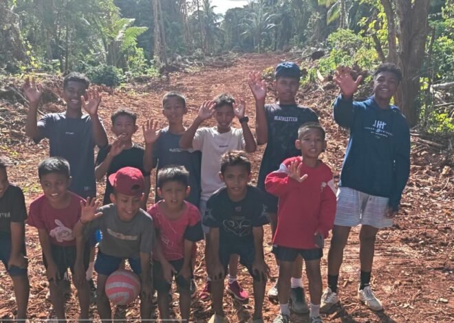 Jalan TMMD Buka Akses dan Ruang Aktivitas Positif Anak Muda Kepulauan Umbele