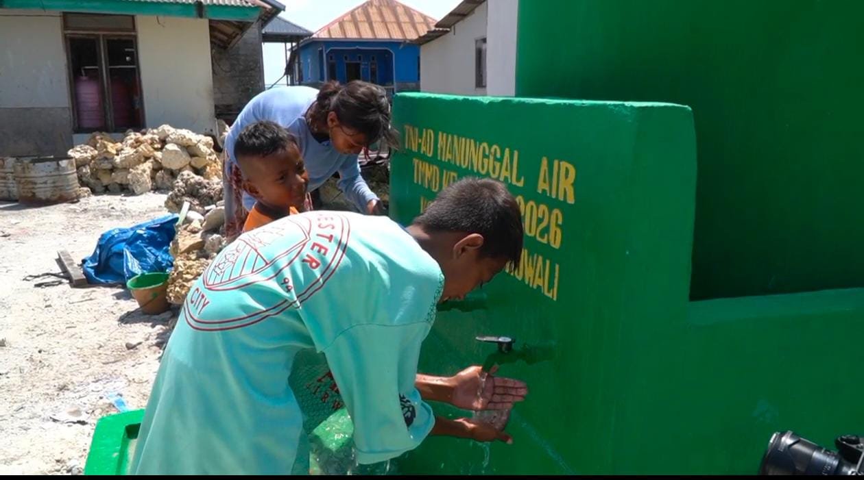 Manunggal Air Bersih TMMD Hadirkan Kemudahan bagi Warga Desa Umbele