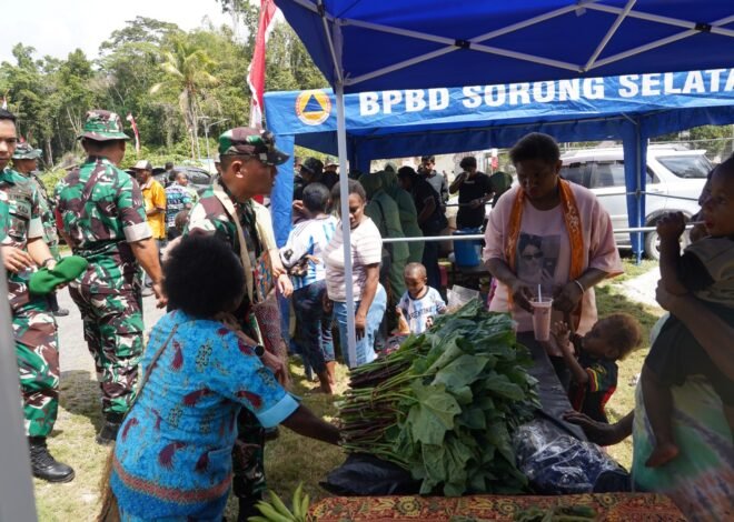 UMKM Persit KCK Cabang XVI Ramaikan Penutupan TMMD Ke-129, Hasil Kebun Mama-Mama Sesor Jadi Produk Unggulan
