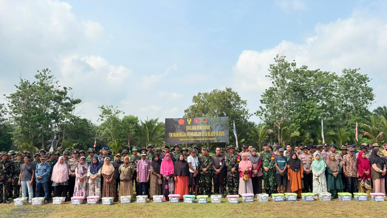 TMMD Ke-129 Resmi Ditutup, Pengabdian TNI di Perbatasan Tinggalkan Karya Nyata