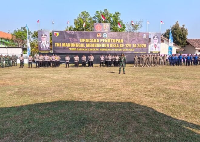 Bawa Dampak Nyata Pembangunan Desa, Kolonel Arm Beny Hendra Suwardi Resmi Tutup Gelaran TMMD 129 Kodim 0812/Lamongan