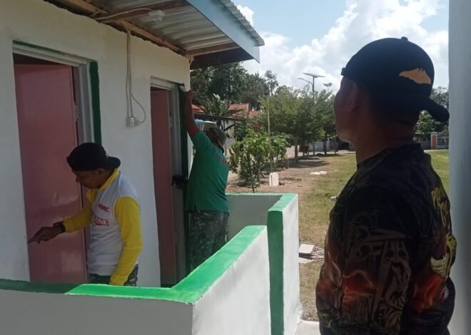 Pemantauan Jambanisasi TMMD Ke-129 oleh Serma Amran di Maroanging