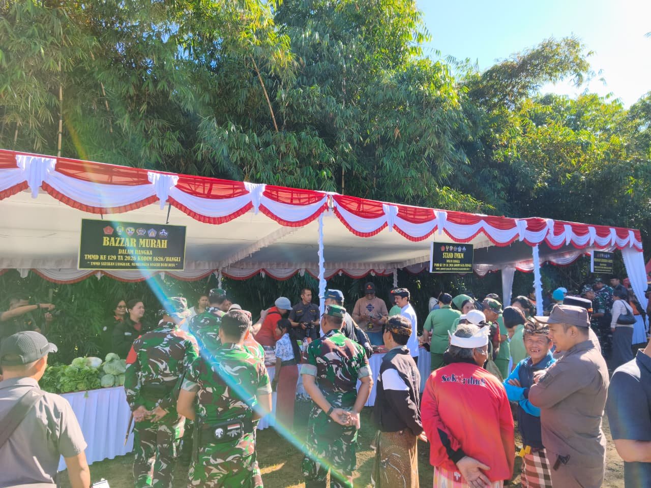 Komitmen TNI dalam Pembangunan Berkelanjutan di Bangli