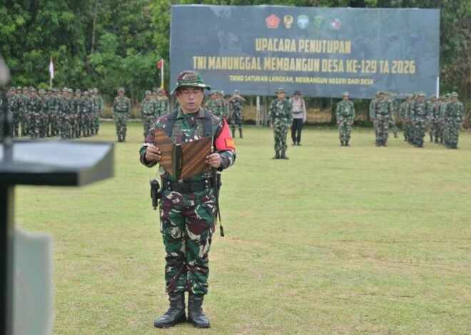 Penutupan TMMD ke-129 Kodim 0102/Pidie, TNI Serahkan Hasil Pembangunan dan Bantuan kepada Warga
