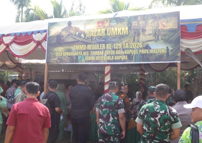 Usai Penutupan TMMD Ke-129, Kasdam XXII/TB Tinjau UMKM Binaan di Desa Bandar Raya