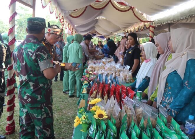 Stand UMKM Warnai Penutupan TMMD Ke-129 Kapuas, Produk Lokal Didorong Naik Kelas