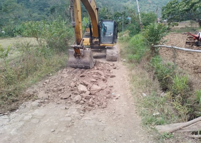 Serma Abidin Bersama Satgas TMMD Ke-129 Kodim 1407/Bone Laksanakan Pengecatan RTLH Milik Bapak Bella