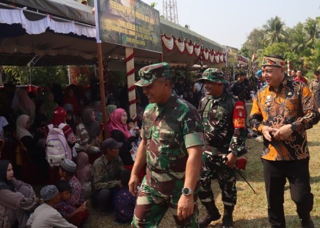 Ratusan Warga Manfaatkan Layanan KTP, Akta dan KIA di Lokasi Penutupan TMMD Ke-129