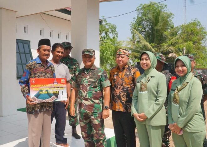 Kasdam XXII/TB Tinjau Rehab Mushola 100 Persen, Bukti Nyata TMMD Hadir untuk Warga