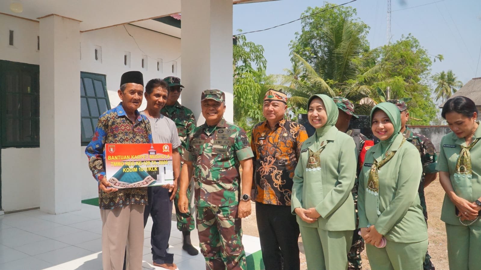 Kasdam XXII/TB Tinjau Rehab Mushola 100 Persen, Bukti Nyata TMMD Hadir untuk Warga