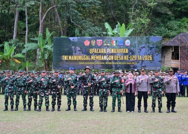 TMMD Ke 129 Kodim Bone Berakhir, Sinergi TNI, Pemerintah Dan Warga Hasilkan Pembangunan Nyata