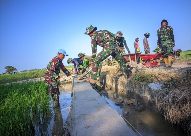 Lawan Panas Demi Pengabdian, Satgas TMMD Ke-129 Kodim 1404/Pinrang Tetap Gaspol Selesaikan Sasaran Fisik