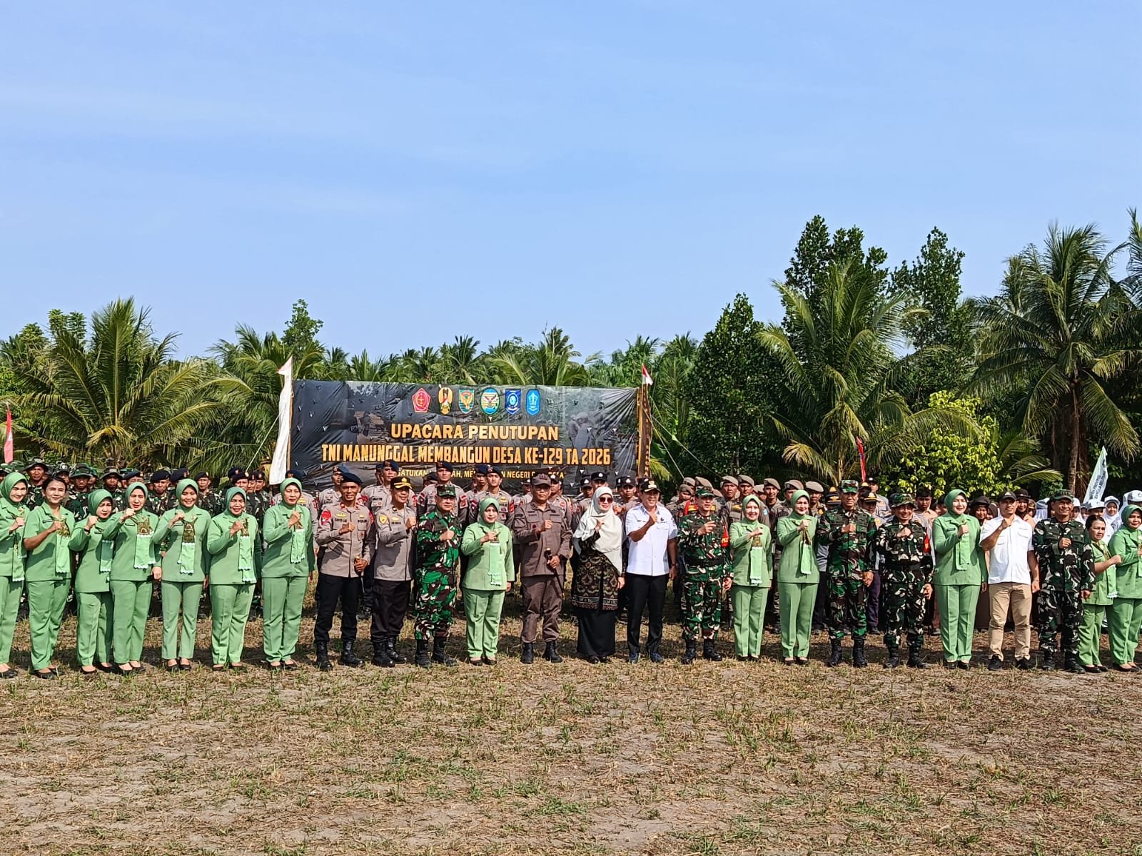 TMMD ke-129 Ditutup, Pangdam II/Sriwijaya Tekankan Gotong Royong dan Kemanunggalan TNI-Rakyat