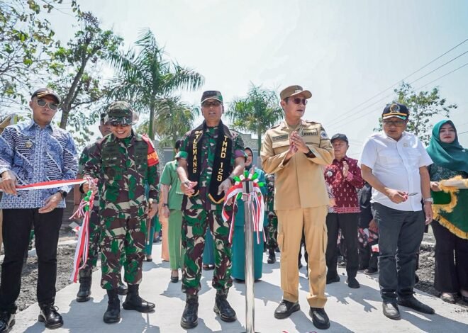 Bupati Lamongan Menghargai Kesuksesan TMMD 129 Dalam Memajukan Infrastruktur Desa