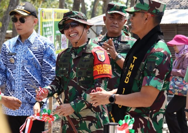 Jalan Cor TMMD 129 Resmi Diperkenalkan, Warga Tlemang Rayakan Kebahagiaan Baru