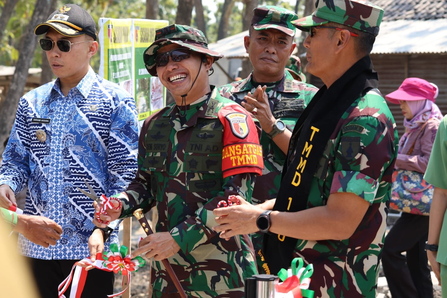 Jalan Cor TMMD 129 Resmi Diperkenalkan, Warga Tlemang Rayakan Kebahagiaan Baru