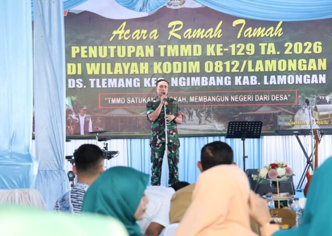 Kolonel Beny Hendra Apresiasi Sinergi Warga dalam Penutupan TMMD 129