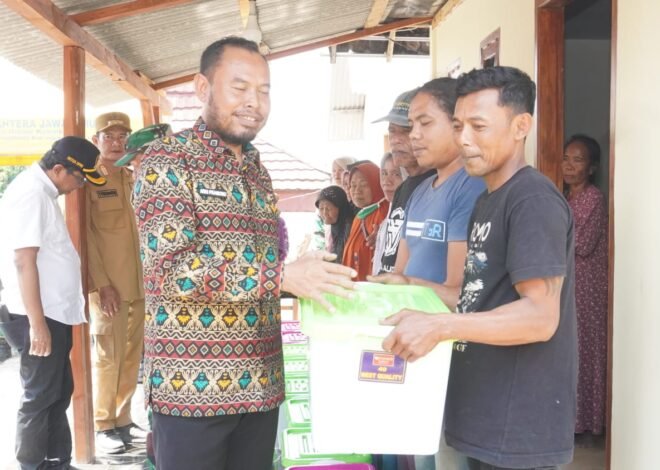 Kades Tlemang: Warga Harus Syukuri Bantuan RTLH dan Sembako TMMD 129