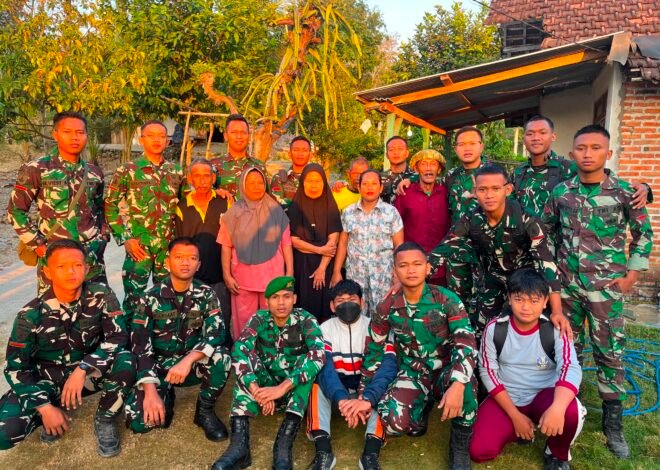 Kepulangan Satgas TMMD 129 Warnai Desa Tlemang dengan Emosi Mendalam