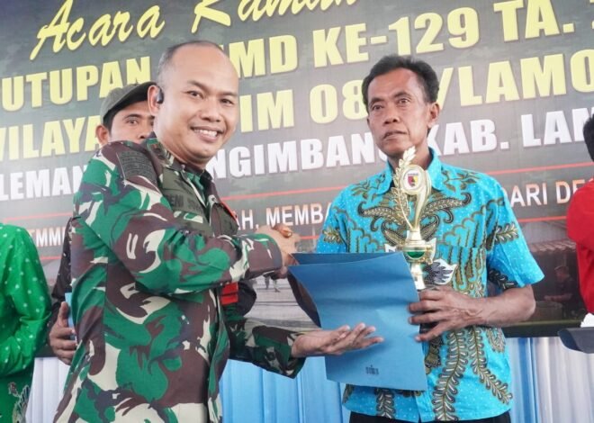 Komandan TMMD 129 Rayakan Kebersamaan Melalui Turnamen Voli di Desa Tlemang