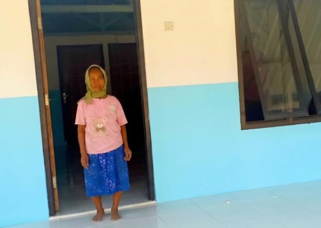 Merasa Nyaman! Wagini: Terima Kasih Satgas TMMD 129 Bojonegoro