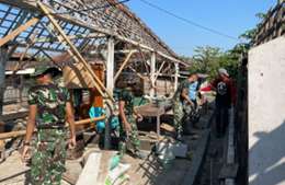 Satgas TMMD 129 Bojonegoro Tingkatkan Kualitas Rumah Milik Samijan