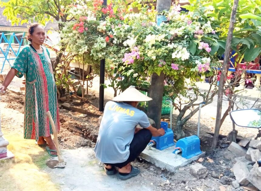 TMMD 129 Bojonegoro Sukses Alirkan Air Bersih, Warga Bekatul Ucapkan Terima Kasih