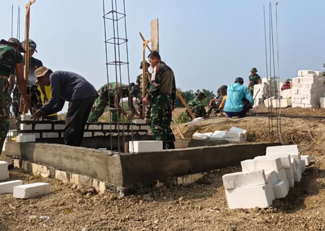 Pondasi Kokoh Mulai Terbangun, Tandon Air TMMD 129 Siap Alirkan Sumber Kehidupan dari Dusun Tlemang ke Dusun Bakon