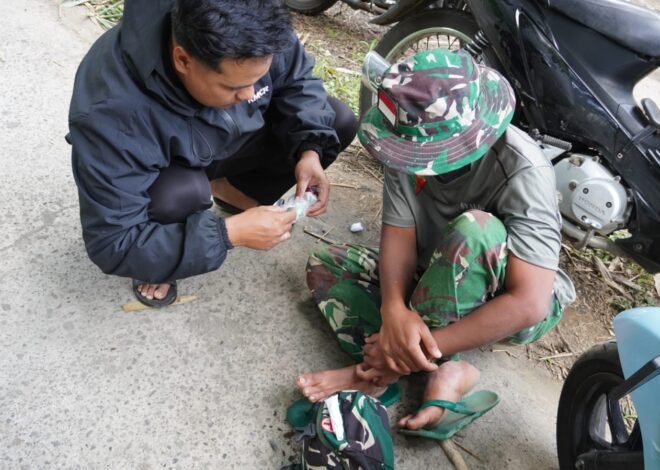 Tim Kesehatan Satgas TMMD Ke-129 Kodim 1626/Bangli Pastikan Kondisi Personel Tetap Prima di Lapangan