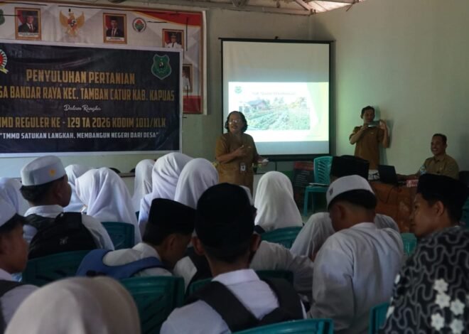 TMMD Ke-129 Perkuat Sinergi TNI dan Masyarakat Lewat Penyuluhan Pertanian